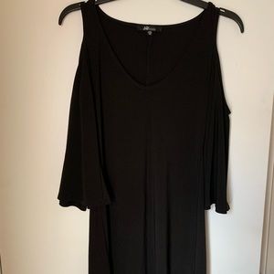 Black Dress with Peekaboo Shoulders